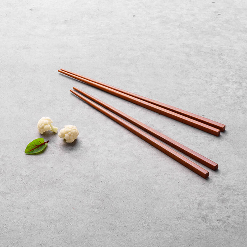 Bộ 2 Đôi Đũa Chiên Bằng Gỗ Rose Wood Dài 33cm - F00093, , large image number null